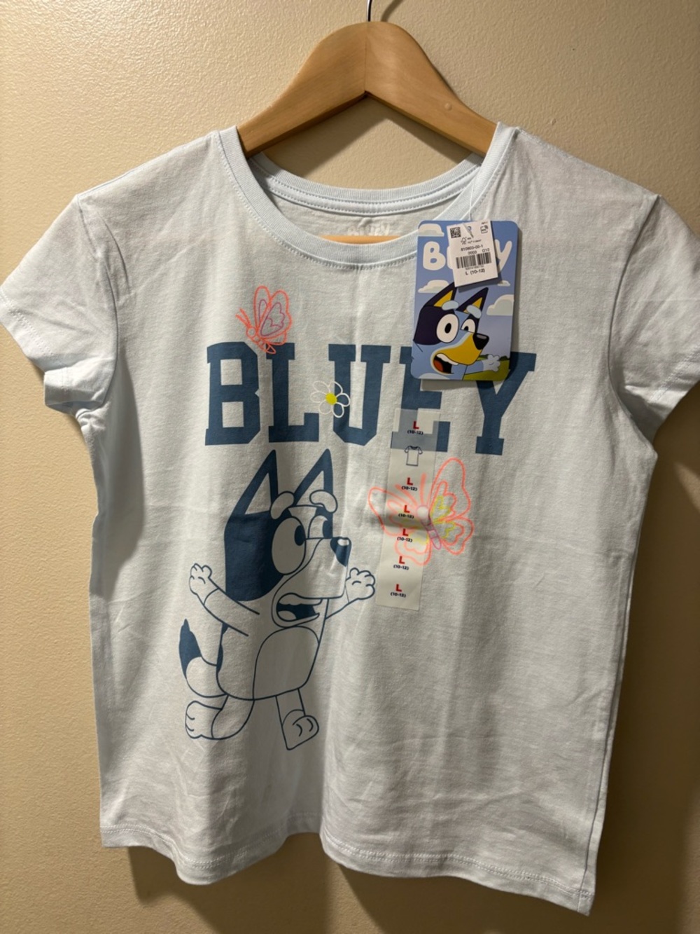 Old Navy Light Blue "Bluey" Graphic Tee